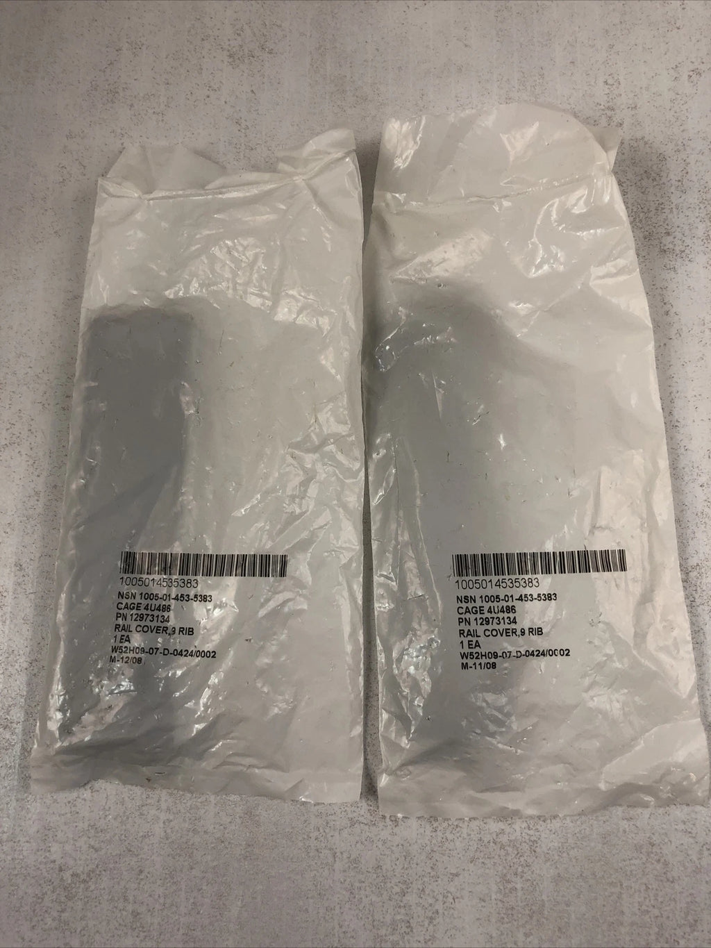 USGI P&S Products 4U486 Set Of 2 Rib Rail Covers Panels 9 Rib-5.5" Surplus