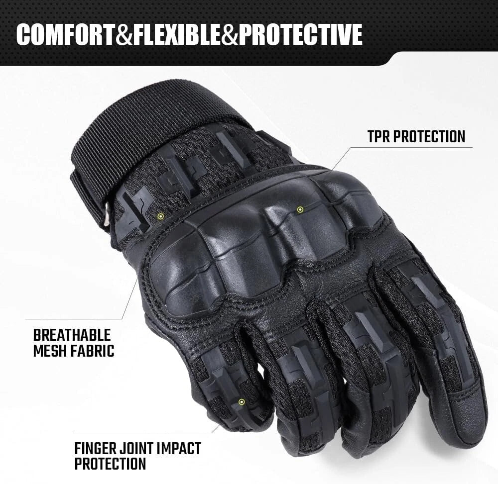 Tactical Shooting Gloves Military Men Combat Full Finger Protection Work Gloves
