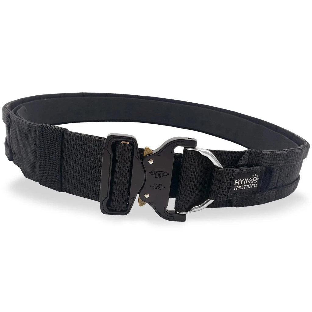 Tactical Gun Belt Molle Rigger Belt 2 Layer Belt - 2 Inch Outer / 1.5 Inch Inner